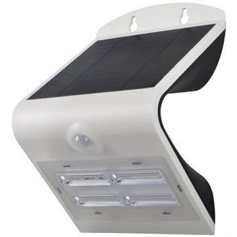 Solární nástěnné svítidlo se senzorem LED/2W IP65 stříbrné -  Svět-svítidel.cz