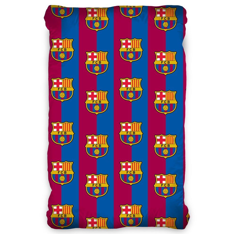 TipTrade Bavlněné prostěradlo FC Barcelona, 90 x 200 cm\n - 4home.cz