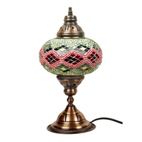 Skleněná ručně vyrobená lampa Diana Ornament, 17 cm - Bonami.cz