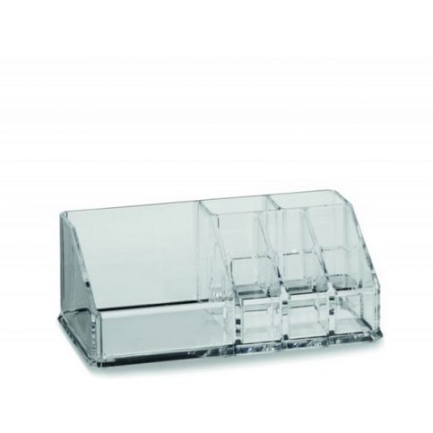 Kosmetická dóza SAFIRA plast, transparent, 17,5x9,5x6,5cm - Kela - FORLIVING