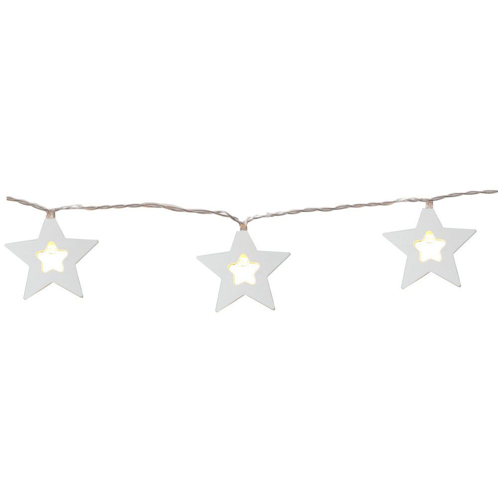 Světelný řetěz STAR TRADING Stars - bílý - Homein.cz