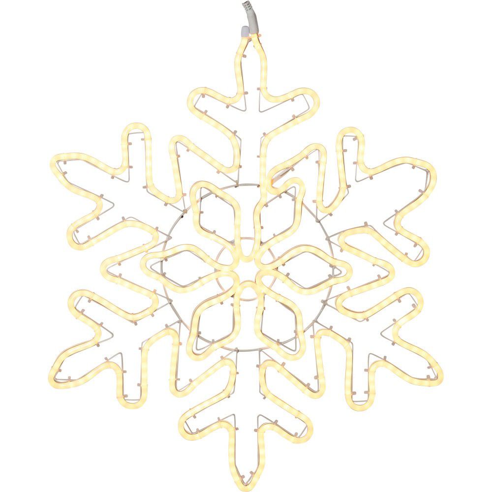 Závěsná svítící LED dekorace Best Season NeoLED Snowflake Gold - Bonami.cz