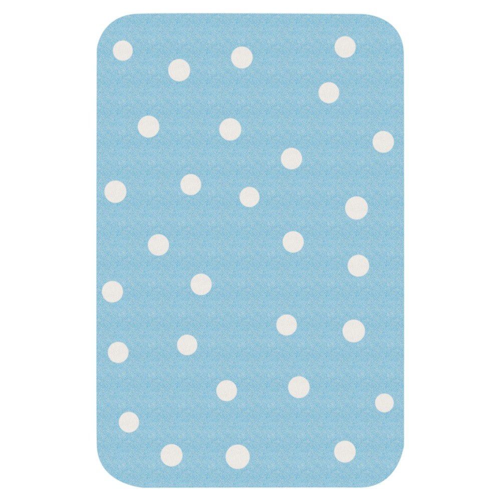Dětský modrý koberec Zala Living Dots, 67 x 120 cm - Bonami.cz