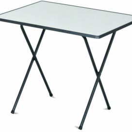 DAJAR SEVELIT Stůl camping 60 x 80 cm antracit/bílá