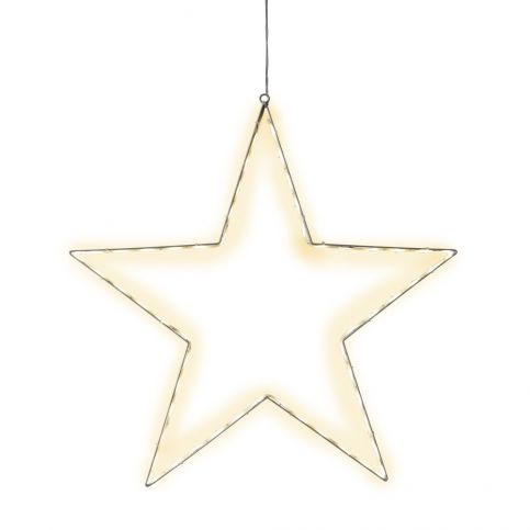 Závěsná svítící LED dekorace Best Season Lumiwall Star, ⌀ 50 cm - Bonami.cz