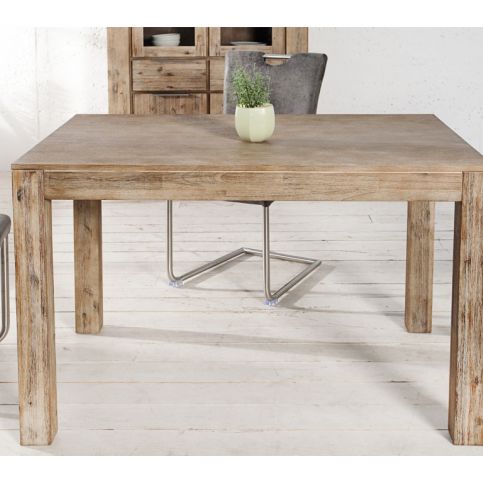 INV Rozkládací jídelní stůl Pelato 120-200cm, akácie-šedý teak - Design4life