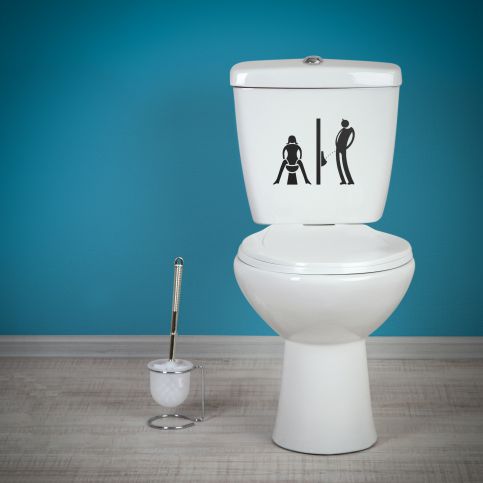 Samolepka na WC - Záchody - PopyDesign - Popydesign