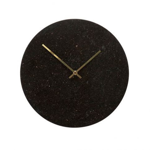 Nástěnné mramorové hodiny Hübsch Brandi, ø 35 cm - Bonami.cz