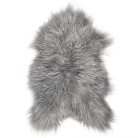 Šedá ovčí kožešina s dlouhým chlupem Arctic Fur Ptelja, 100 x 55 cm - Bonami.cz