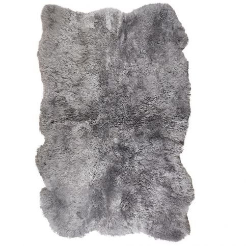 Šedý kožešinový koberec s krátkým chlupem Arctic Fur Darte, 170 x 110 cm - Bonami.cz