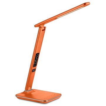 Immax LED Stmívatelná stolní lampa s displejem LED/9W/230V/12V oranžová -  Svět-svítidel.cz