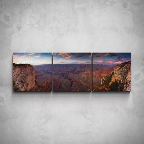 3-dílný obraz - Grand Canyon shora - PopyDesign - Popydesign
