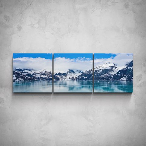 3-dílný obraz - Ledovcové jezero - PopyDesign - Popydesign