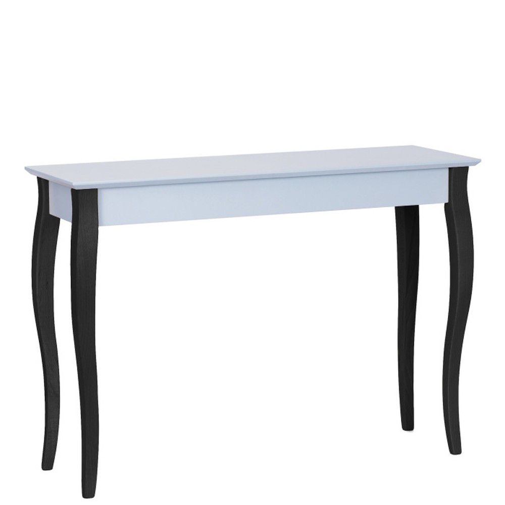 Světle šedý konzolový stolek s černými nohami Ragaba Lilo, šířka 105 cm - Bonami.cz