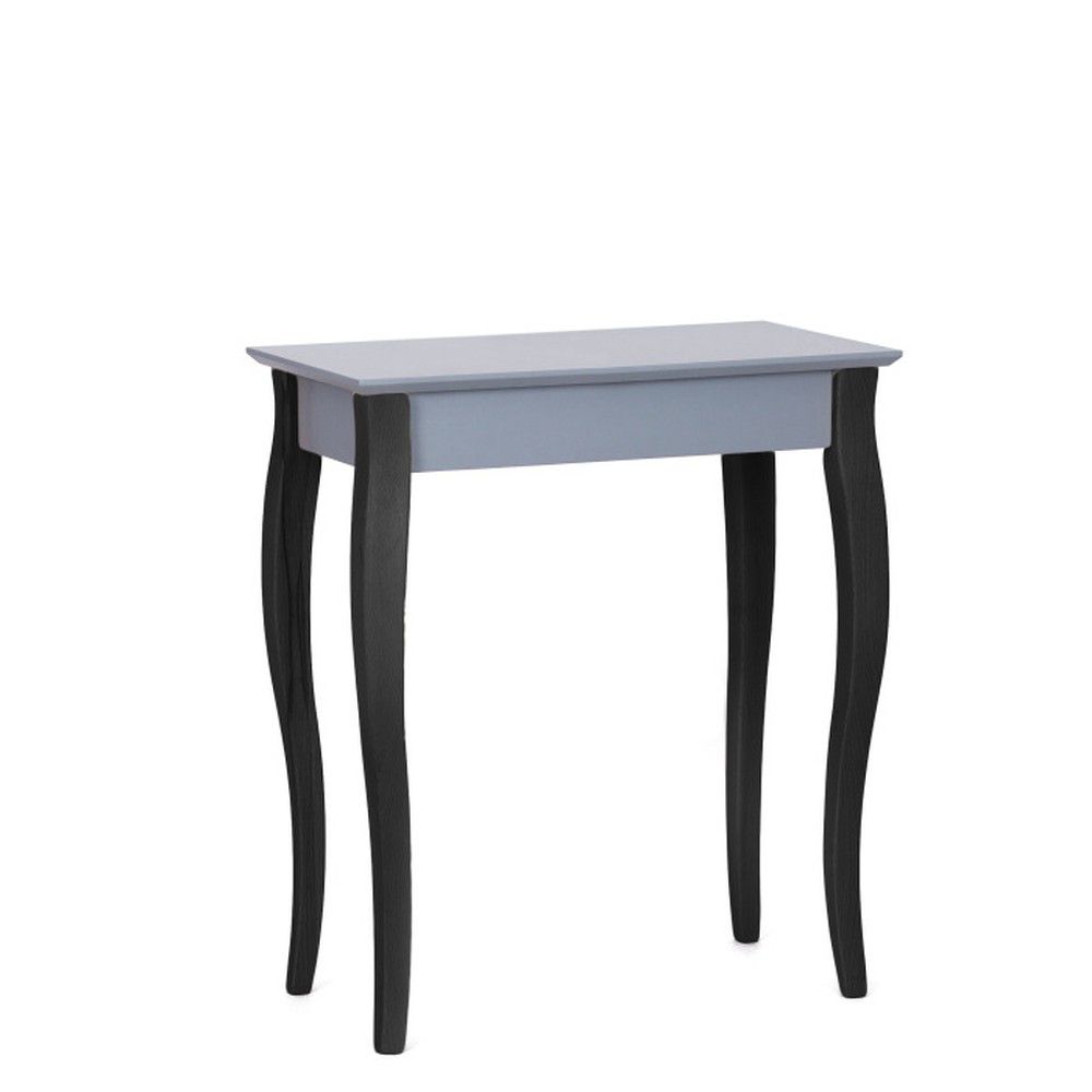 Tmavě šedý konzolový stolek s černými nohami Ragaba Lilo, šířka 65 cm - Bonami.cz
