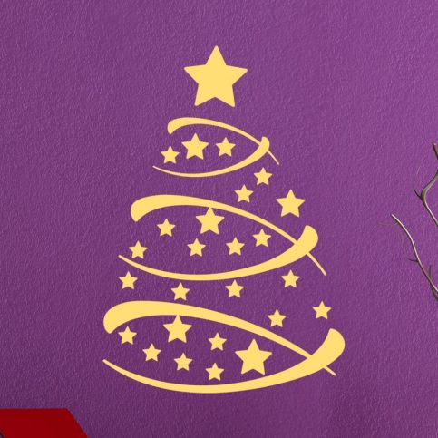 Vánoční samolepka Fanastick Christmas Tree - Bonami.cz