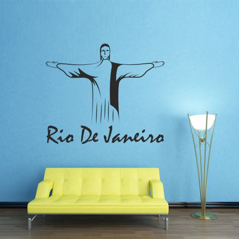 Samolepka na zeď - Rio de Janeiro (60x50 cm) - PopyDesign - Popydesign