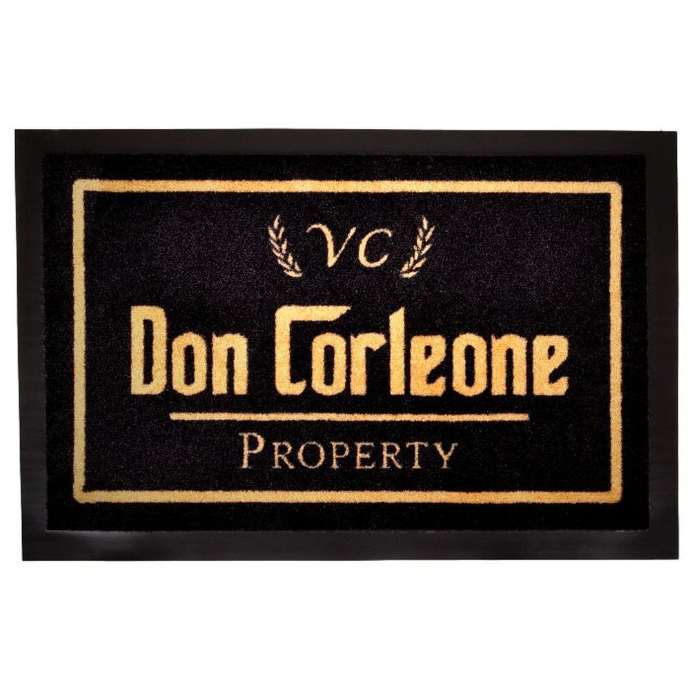 Černá rohožka Hanse Home Don Corleone, 40 x 60 cm - Bonami.cz