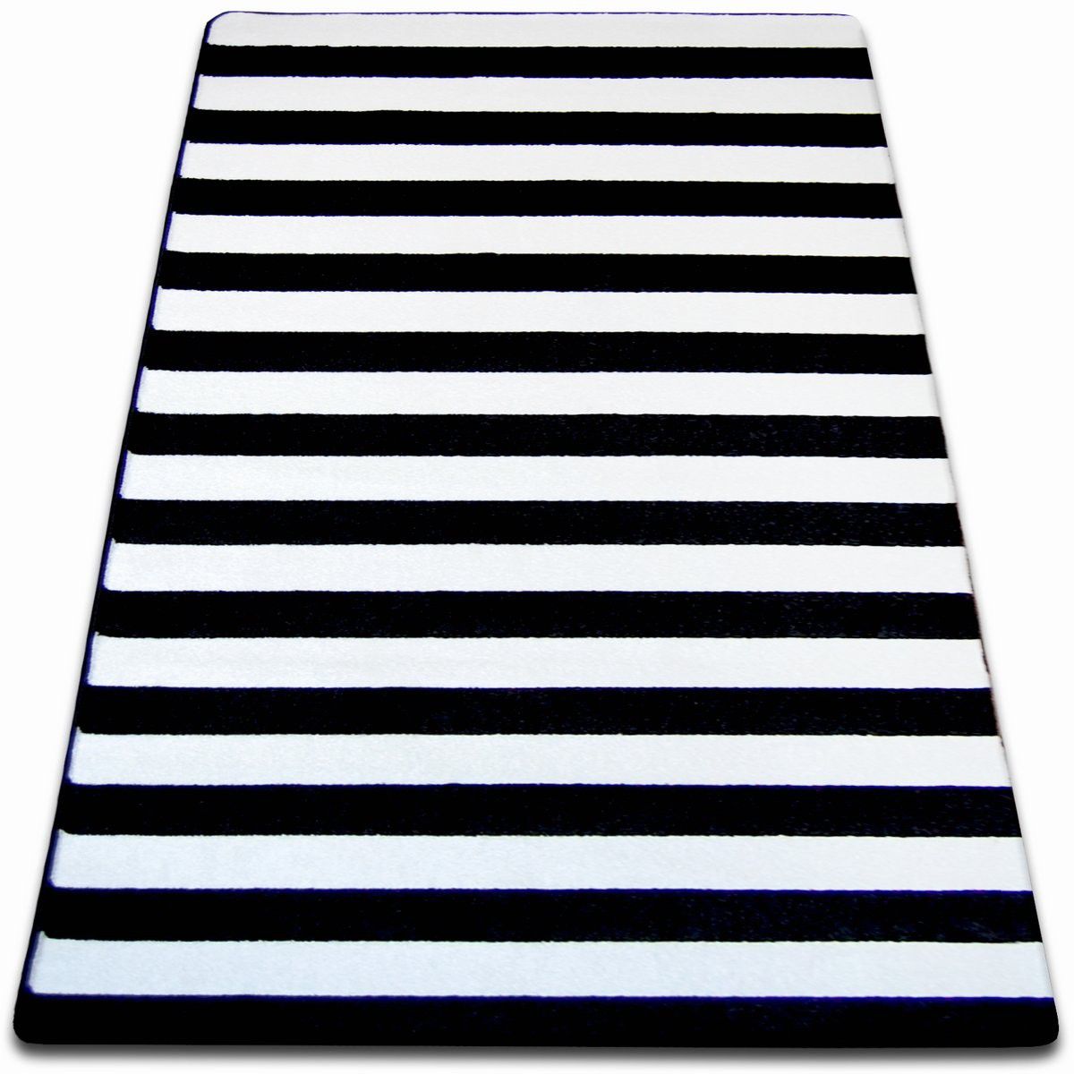  Kusový koberec SKETCH Stripes bílo-černý 180x270 - Z-ciziny.cz