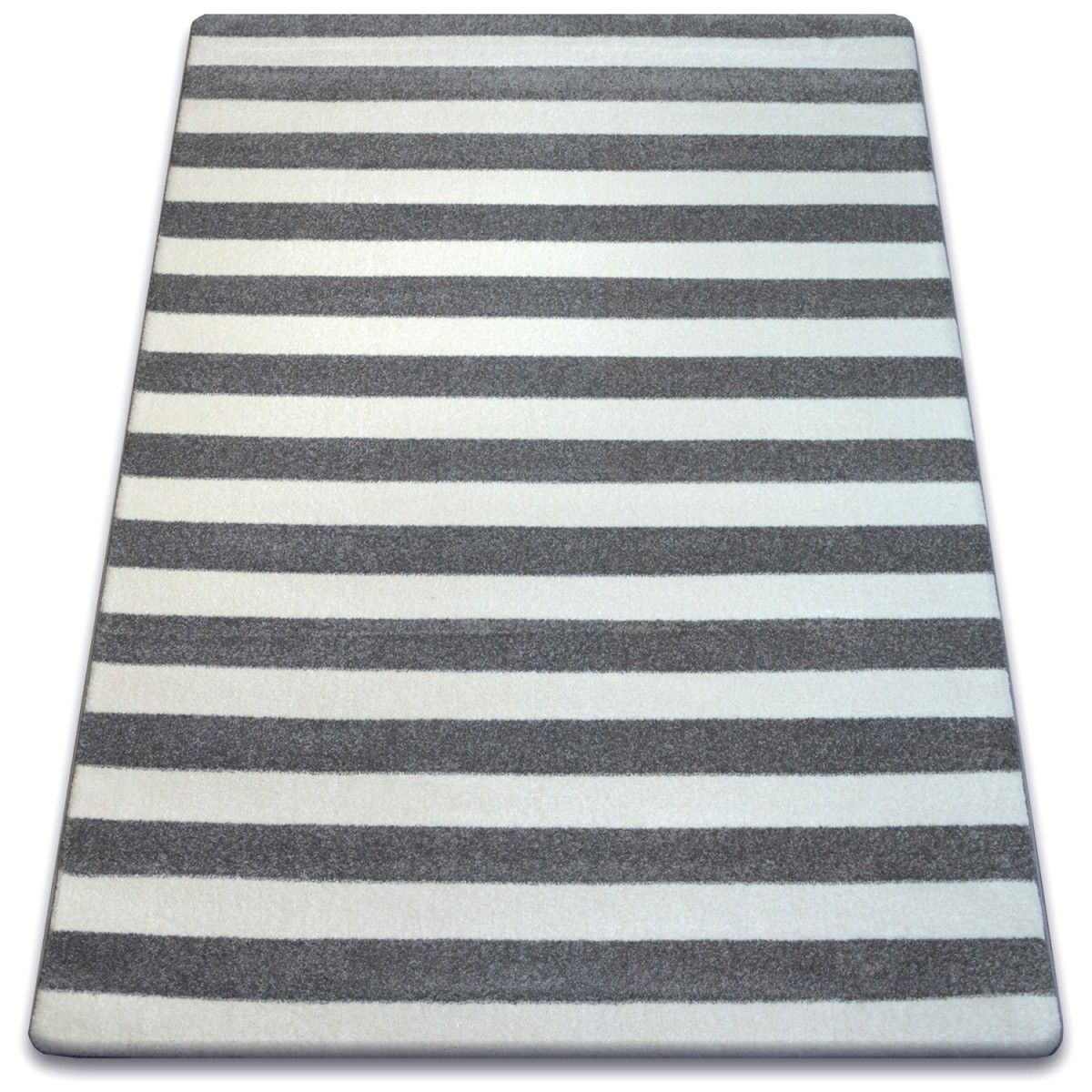  Kusový koberec SKETCH Stripes šedo-bílý 160x220 - Z-ciziny.cz