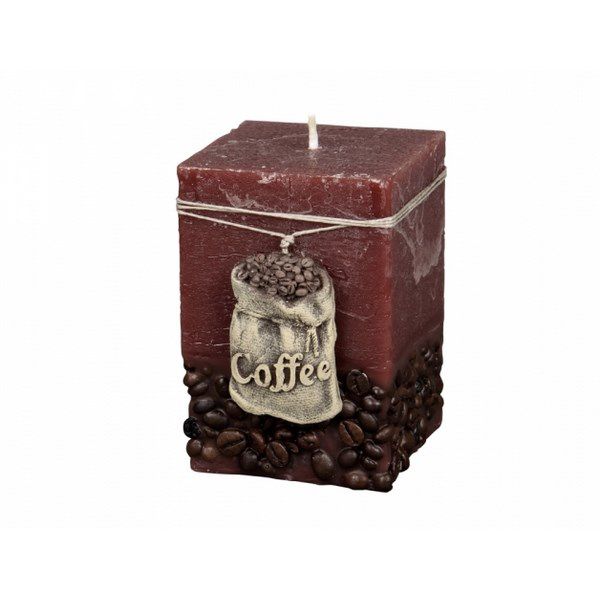 Dekorativní svíčka Coffee Bag hnědá, 10 cm - 4home.cz