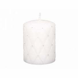 Dekorativní svíčka Florencia d7x10 cm bílá mat 4home.cz