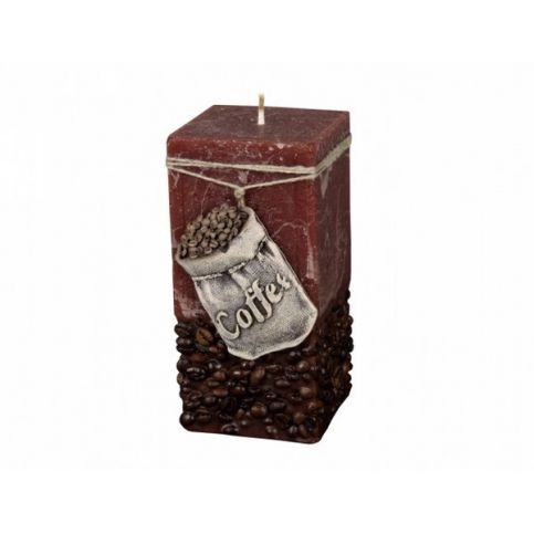 Dekorativní svíčka Coffee Bag hnědá, 14 cm - 4home.cz