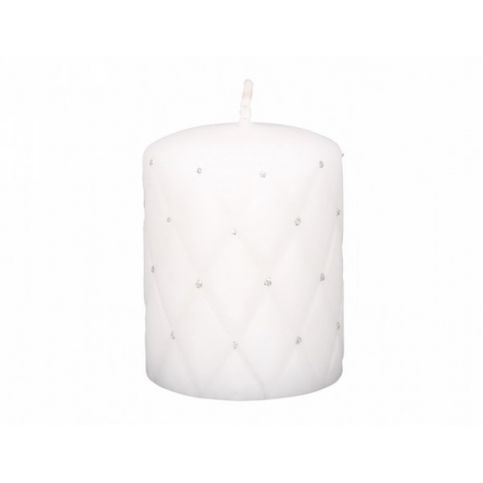 Dekorativní svíčka Florencia d7x10 cm bílá mat 4home.cz