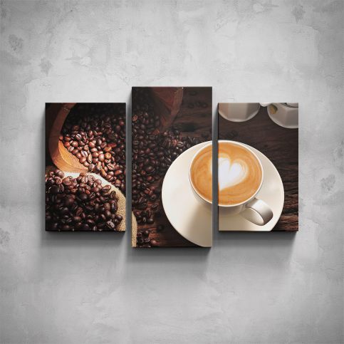 3-dílný obraz - Káva - PopyDesign - Popydesign