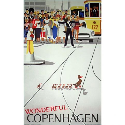 Plakát Architectmade Wonderful Copenhagen, 62 x 100 cm - Bonami.cz