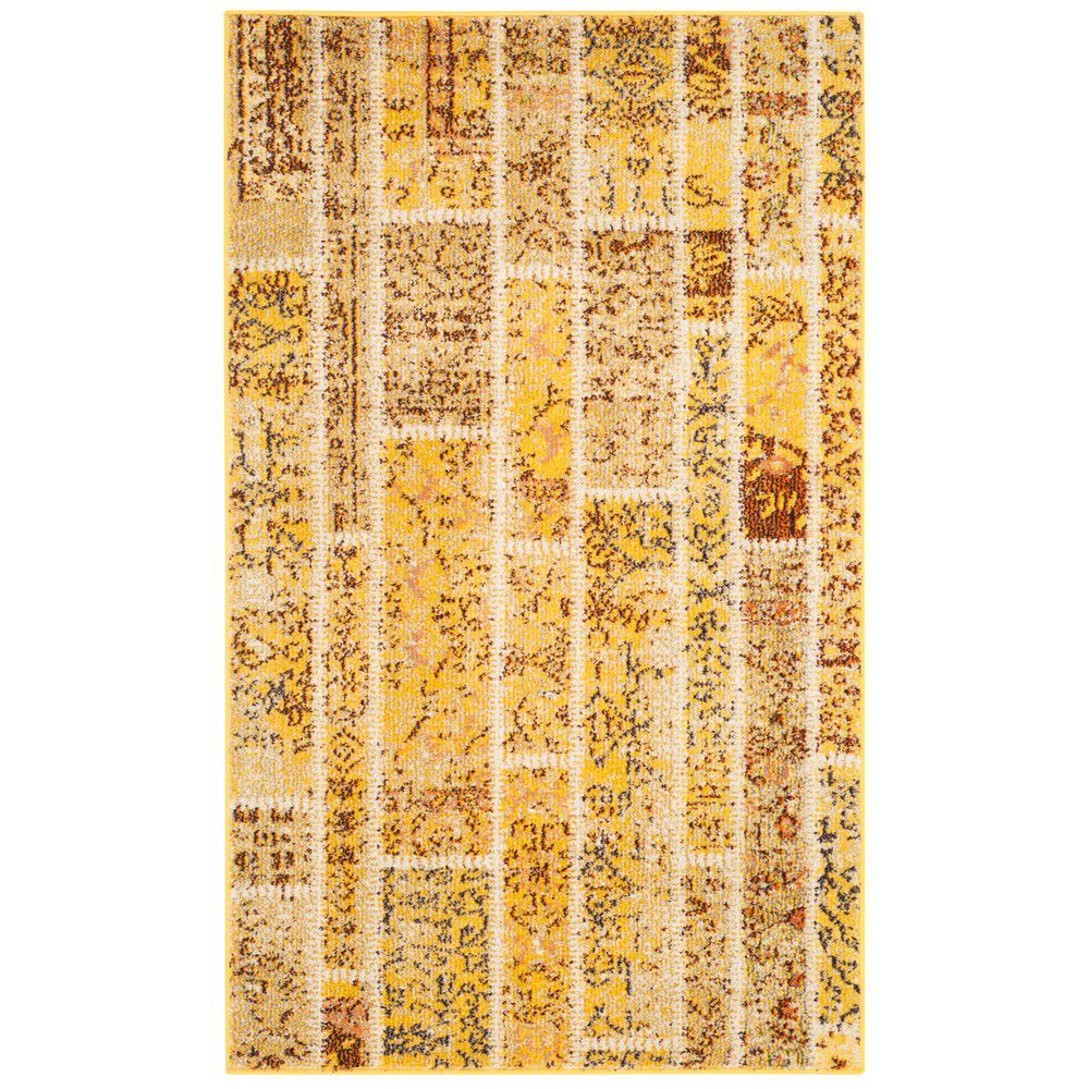 Žlutý koberec Safavieh Effi, 170 x 121 cm - Bonami.cz