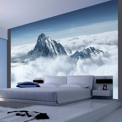 Fototapeta - Mountain in the clouds - 400x309 - 4wall.cz