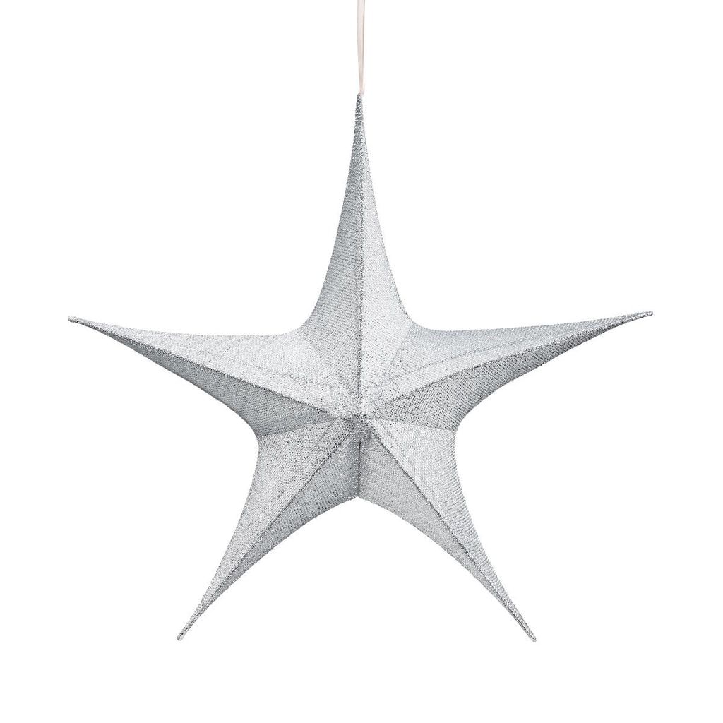 TWINKLE Hvězda 23 cm - stříbrná - Butlers.cz
