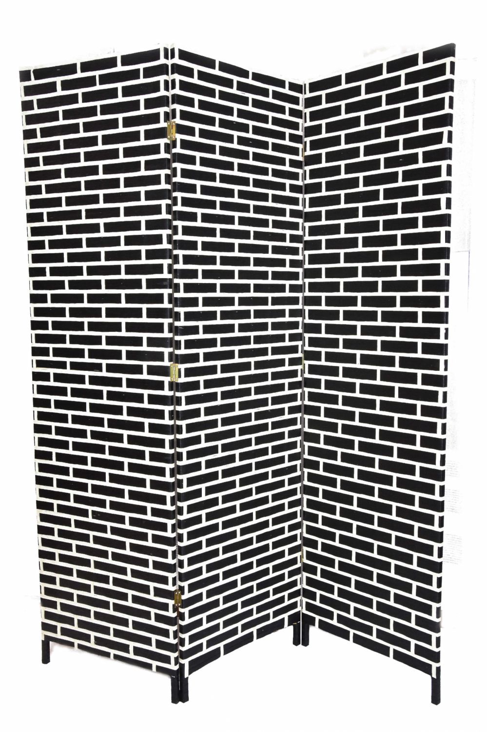 Vingo Paraván černé cihličky, 200 x 180 cm - Vingo