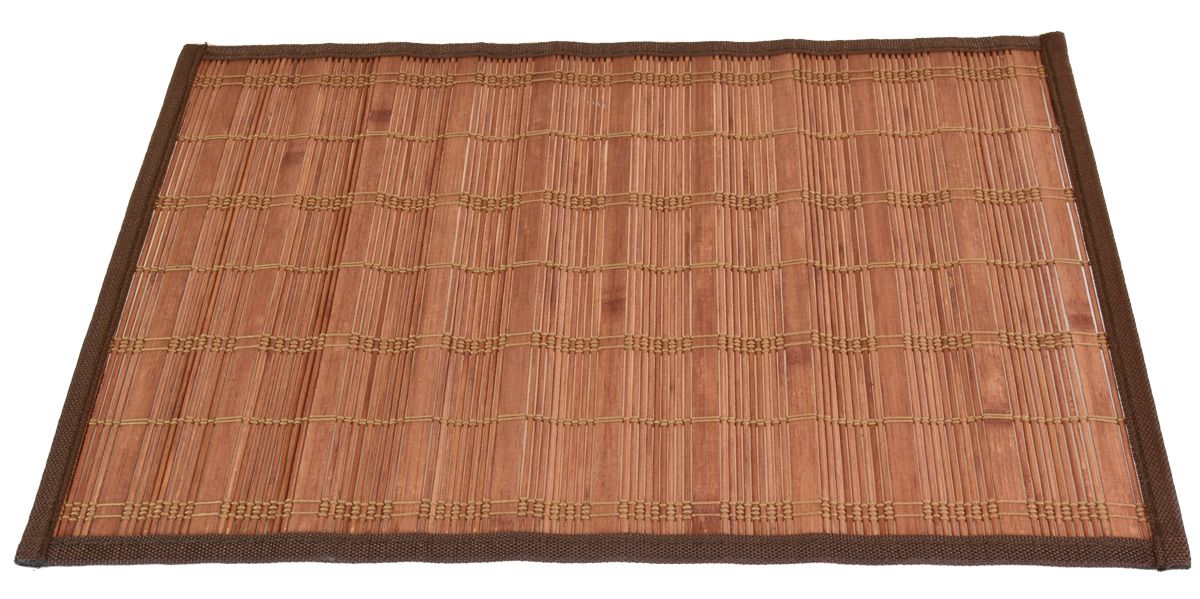 Vingo Hnědé prostírání z bambusu, 30 x 45 cm - Vingo