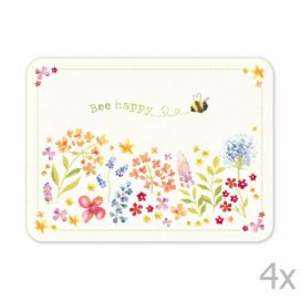 Korkové prostírání 4 ks 29x21 cm Bee Happy - Cooksmart ®