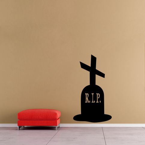Samolepka na zeď - RIP (34x60 cm) - PopyDesign - Popydesign