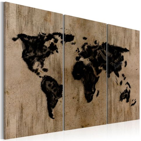 Obraz - Mysterious map of the World - 120x80 - 4wall.cz