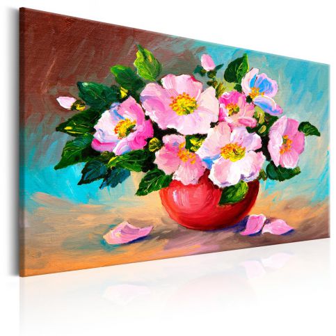 Ručně malovaný obraz - Spring Bunch - 90x60 - 4wall.cz