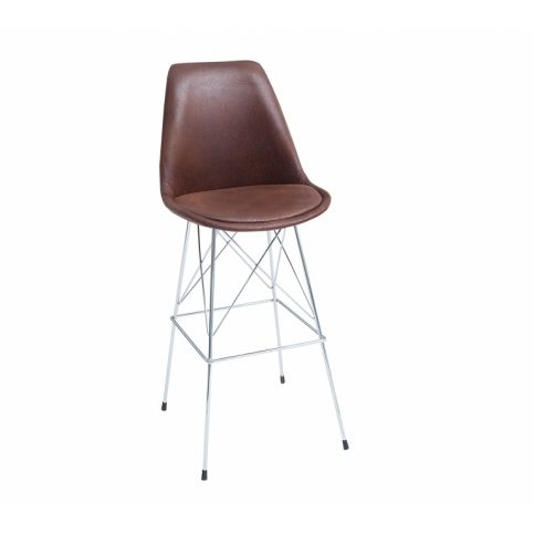 INV Barová židle Epsi antik kávová - Design4life
