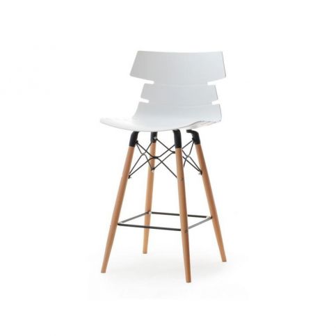 design4life Barová židle TWIST Bílá - Design4life