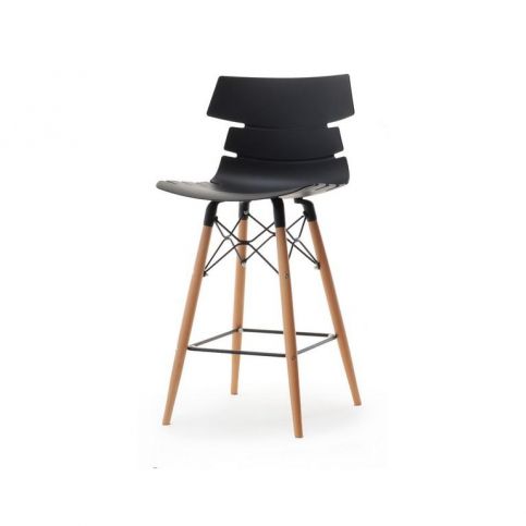 design4life Barová židle TWIST Černá - Design4life