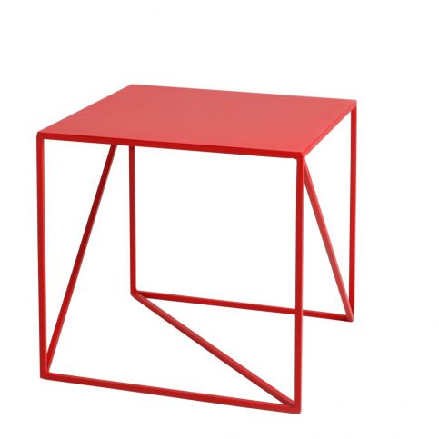 Červený odkládací stolek Custom Form Memo - Bonami.cz