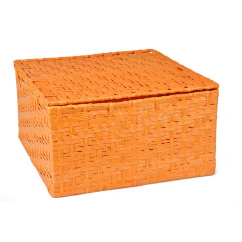 Vingo Sada 3 úložných boxů s víkem oranžových - Vingo