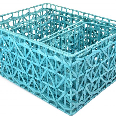Vingo Úložný box modrý rozměry boxu (cm): Sada 46x36x22|42x32x20|30x18x18 - Vingo