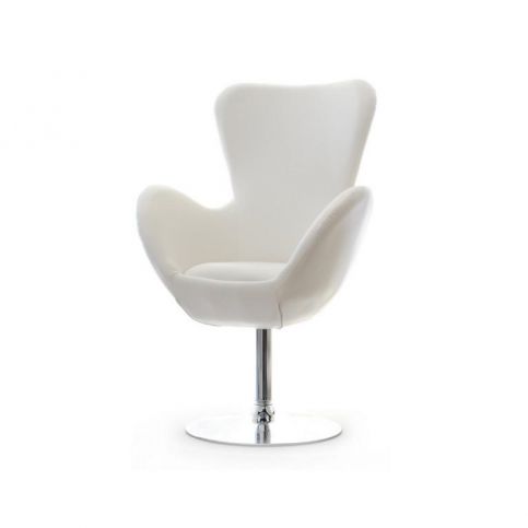 design4life Kancelářská židle HERMI bílá - Design4life