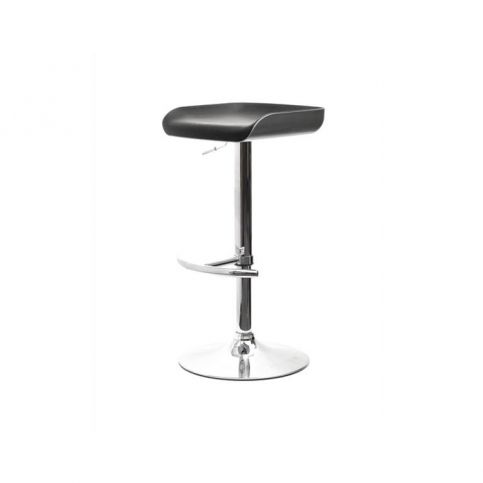 design4life Barová židle DIAN černostříbrná - Design4life
