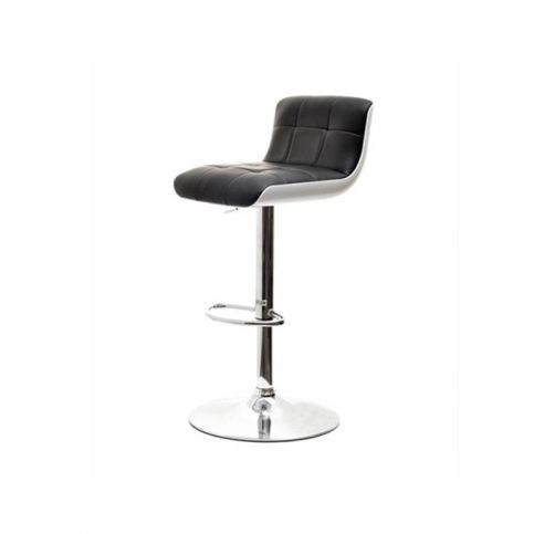 design4life Barová židle PALM černá/bílá - Design4life