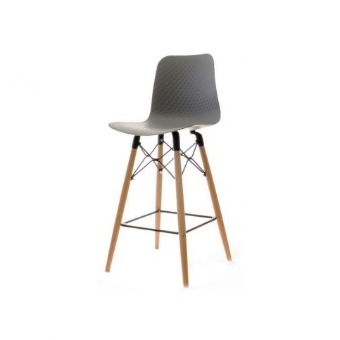 design4life Barová židle Dario šedá - Design4life