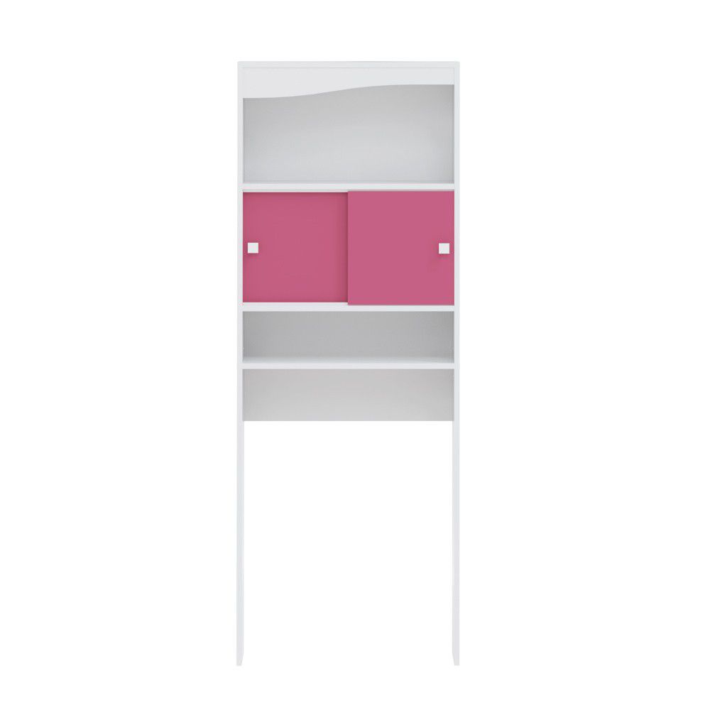 Růžová koupelnová skříňka nad pračku TemaHome Wave, šířka 60 cm - Bonami.cz